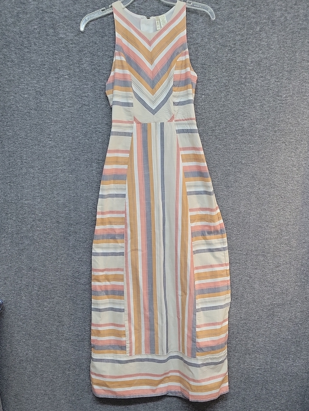 Japna Sleeveless Striped Cotton Dress Womens Size XS India